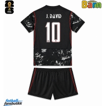 Canada Jonathan David #10 Bortedraktsett Barn VM 2026 Kortermet (+ Korte bukser)